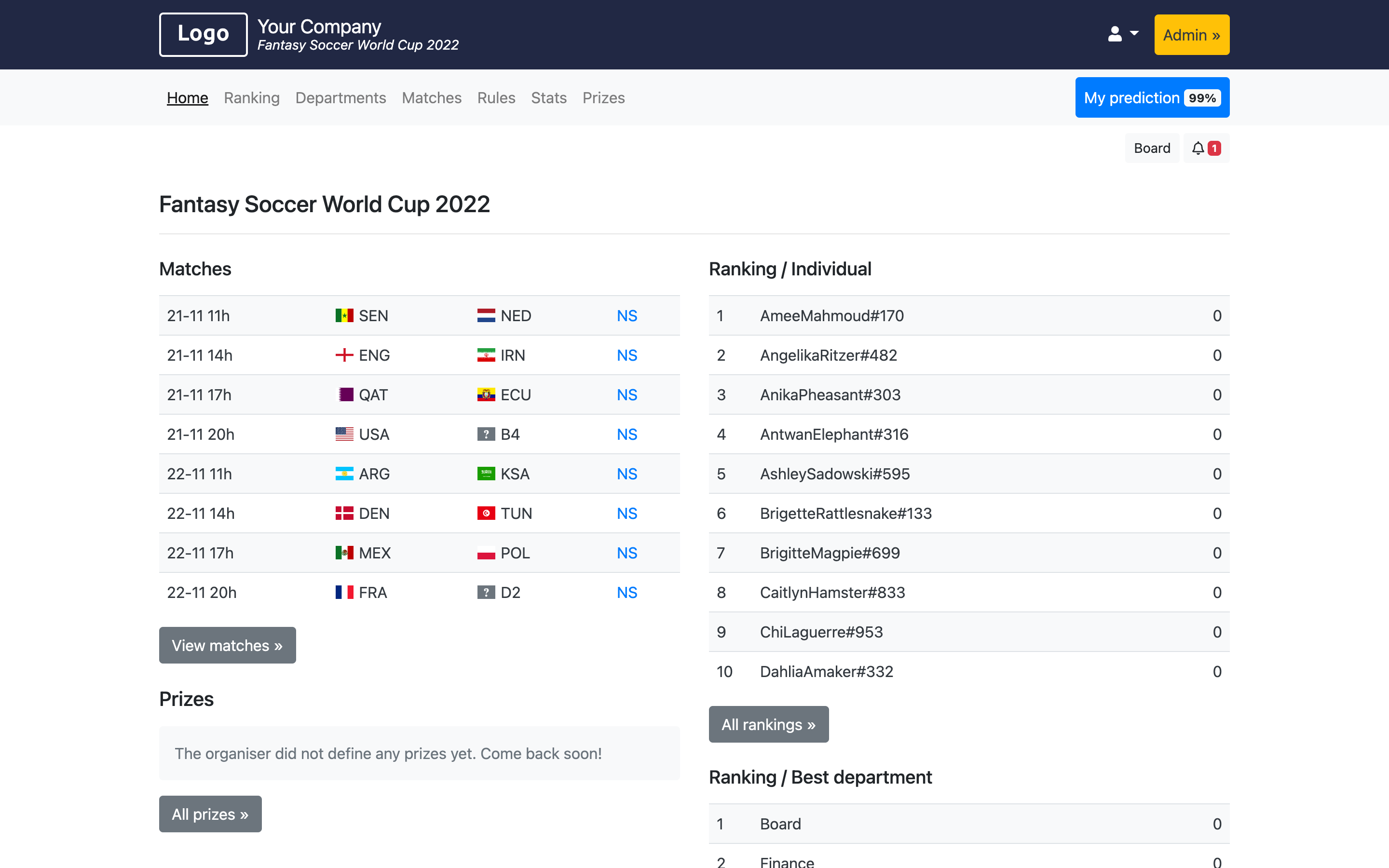 Fantasy Soccer World Cup 2026 - Copa América 2024