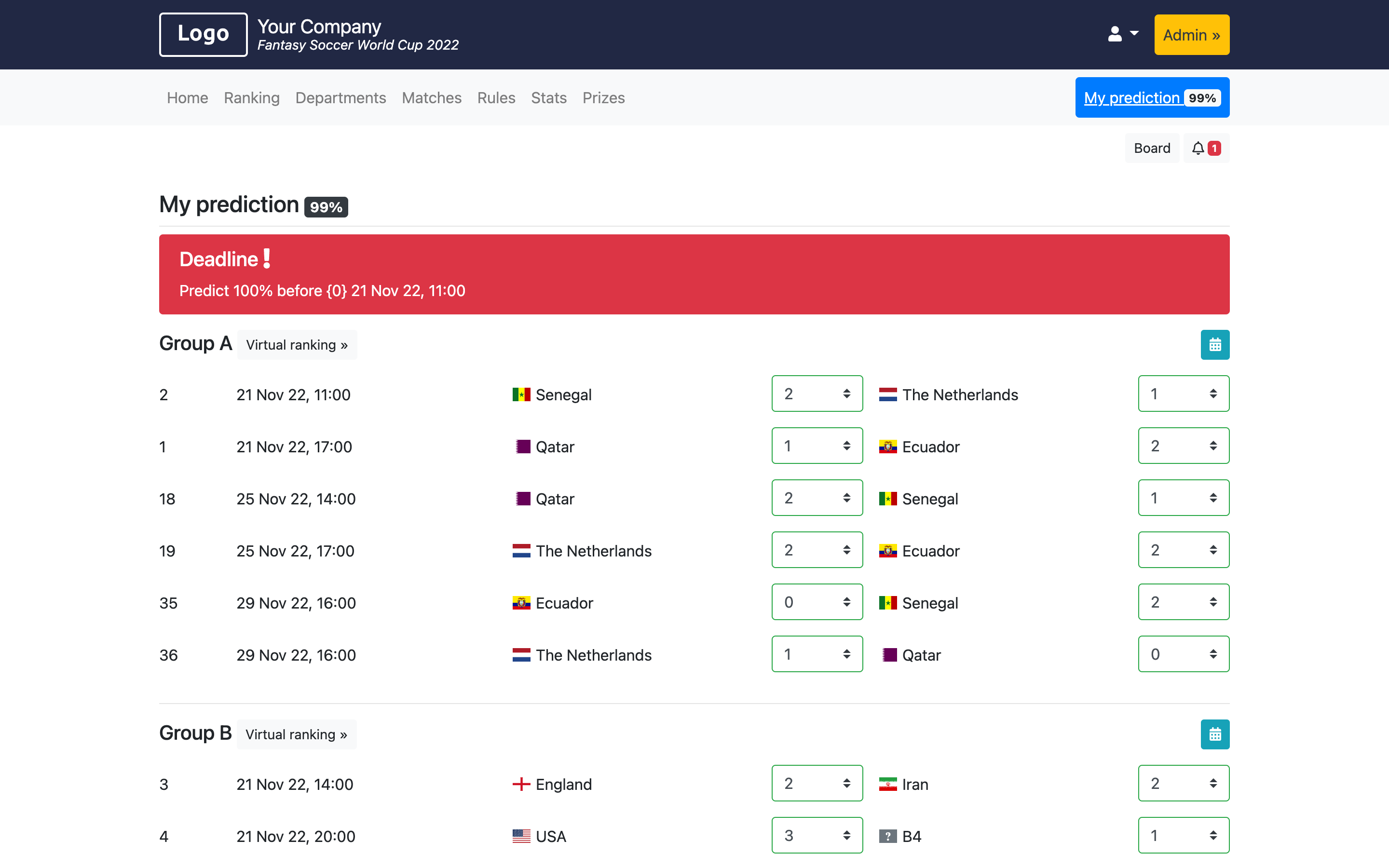 Fantasy Soccer World Cup 2026 - Copa América 2024