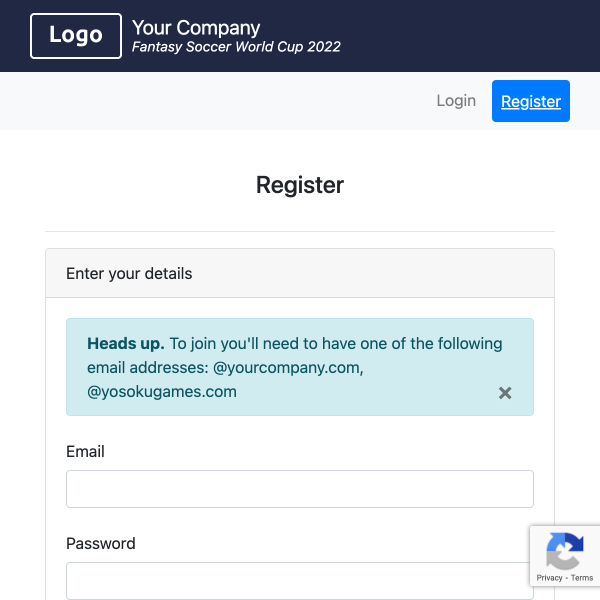 Exclusive Registration - Football Tournament 2026